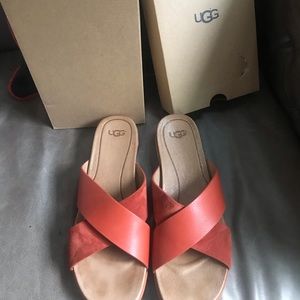 Ugg- Kari- Burnt Orange Slide